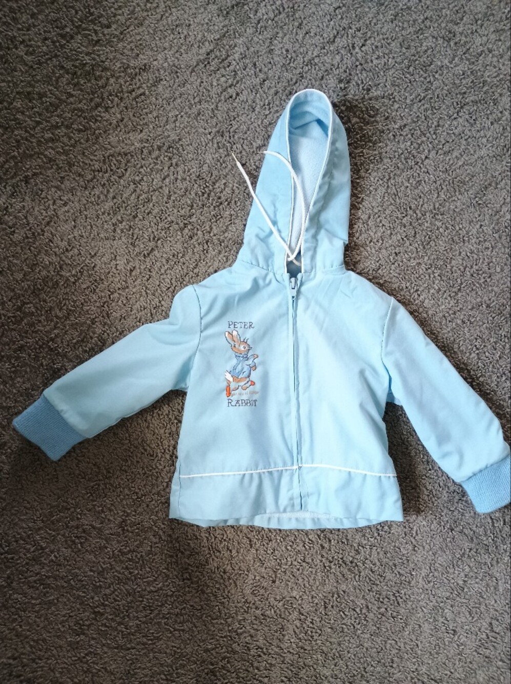 Light Blue Peter Rabbit Hooded Jacket